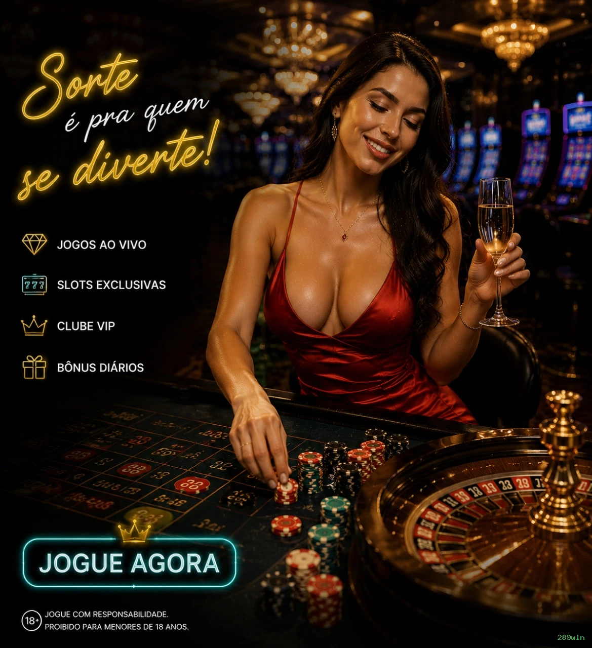Cassino ao vivo 289win dealers